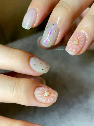 ネイル 3dパーツ/流行り 👧shushu❤️のネイルデザイン