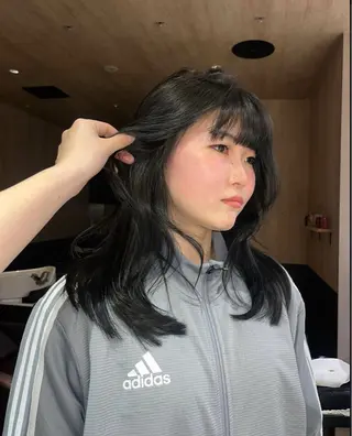 ミディアム カラー 産休中です 艶カラー♡オカのヘアスタイル