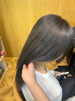 ミディアム カラー 透明感/ベージュ /kazui🐈のヘアスタイル