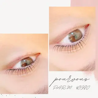 マツエク・マツパ アイブロウ pour voursのマツエク・マツパデザイン