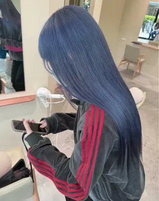 ロング カラー GEM lit所属・名駅/GEM lit risaのヘアスタイル