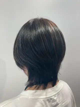 ショート カラー 透明感カラー 板橋　島村美咲のヘアスタイル