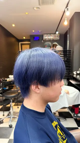 ショート カラー メンズ 田中 真桜のヘアスタイル