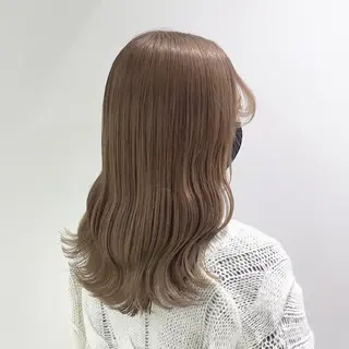 セミロング 🤍韓国トレンド ヘア🤍miku🤍のヘアスタイル