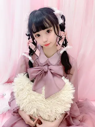 ロング ヘアアレンジ 佐藤 礼菜のヘアスタイル