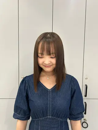 ミディアム hana _のヘアスタイル