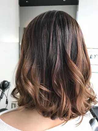 ロング カラー 関口 友行のヘアスタイル