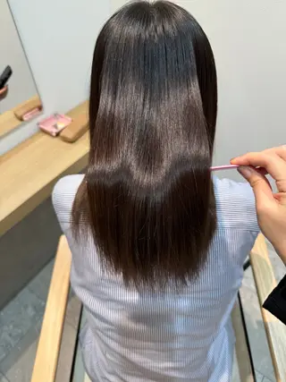 セミロング はるか/ヘアアレンジ ブリーチなしカラー♡のヘアスタイル