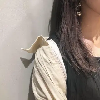 ミディアム カラー やまもと さえのヘアスタイル