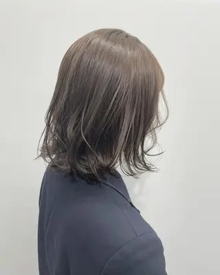 ミディアム カラー 宮本 円のヘアスタイル