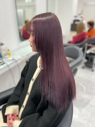 カラー ブリーチなし透明感 💗RYOTAのヘアスタイル