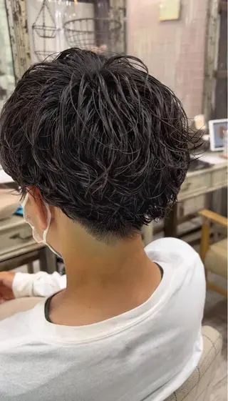 ショート パーマ メンズ メンズStylist 山根慧のヘアスタイル