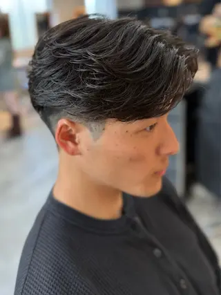 メンズ 韓国特化/パーマ/ ダウンパーマ/下田のヘアスタイル