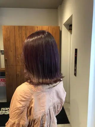 ミディアム カラー レイヤー,ボブ / 彩未のヘアスタイル