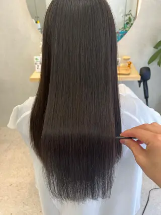 ロング 美容師っぽくないけど 上手いんだなぁ🐭のヘアスタイル