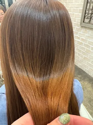 ロング 木津奈保子💚 ✨艶髪のヘアスタイル