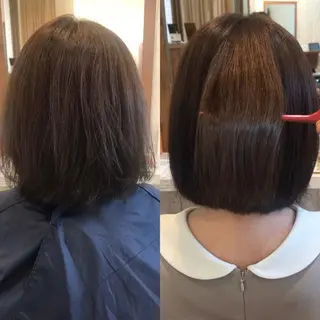 ショート カラー ヘアアレンジ stylist/蛯谷 珠里のヘアスタイル