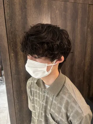 ショート メンズパーマ/ 上原琉介のヘアスタイル