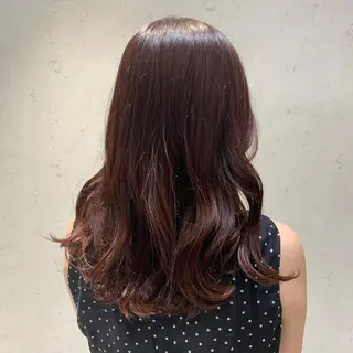 ロング カラー 外山 実咲のヘアスタイル