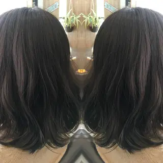 ミディアム Aguhair所属・土屋 ゆうこのヘアスタイル