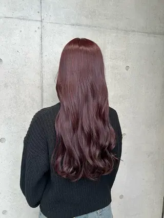 ロング カラー ヘアアレンジ ボブ艶モテカラー🫧 カリンのヘアスタイル