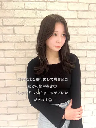 セミロング カラー 尾崎隼大 レイヤー/韓国ヘアのヘアスタイル