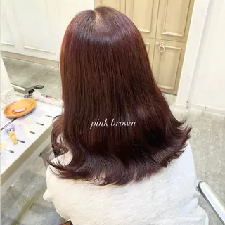 ミディアム カラー ハイトーンカラー/ 長さだし🐇きょうかのヘアスタイル