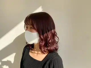 ミディアム カラー 💘韓国カラー💘 クルミのヘアスタイル
