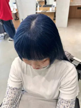 ロング カラー GOAT_茅ヶ崎 キシ サクラのヘアスタイル