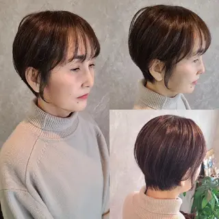 ショート 西田 理沙のヘアスタイル