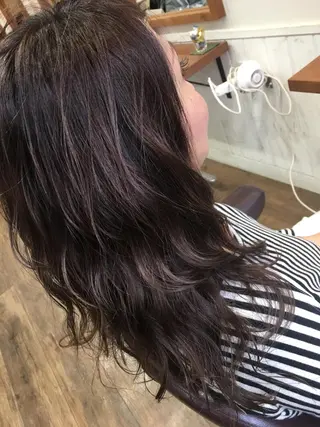 カラー ブリーチ毛縮毛矯正 👑山口のヘアスタイル