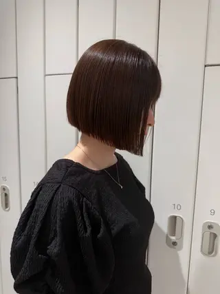ショート おしゃれボブ/暖色 カラー🧶いろはのヘアスタイル