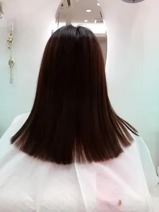 ロング あや/くせ毛美容師 による縮毛矯正のヘアスタイル