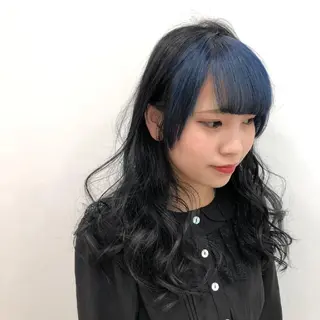 ロング カラー パーマ ヘアアレンジ キッズ ネイル メンズ マツエク・マツパ カラー特化サロン Eir心斎橋のヘアスタイル