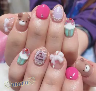 ネイル まるみ ♡のネイルデザイン