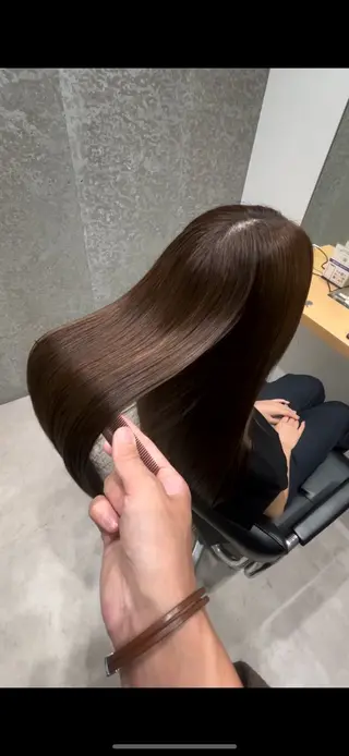 ミディアム 髪質改善ヘアケア 艶髪特化/上田のヘアスタイル