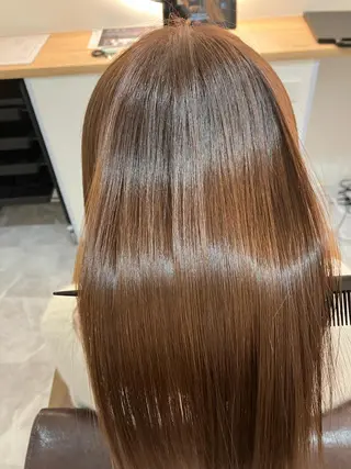 ロング カラー ヘアアレンジ キッズ 横浜関内髪質改善 re:Magoのヘアスタイル