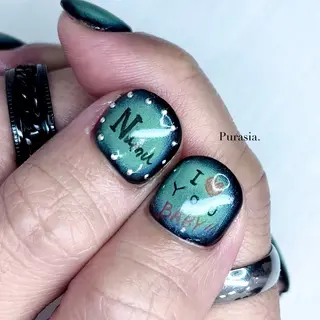 ネイル Purasia高橋✧ マグ/ワンホン/地雷のネイルデザイン