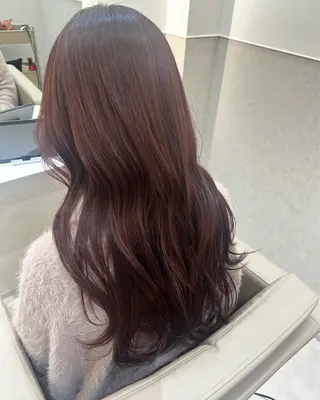 ロング カラー 韓国ヘア nanahaのヘアスタイル