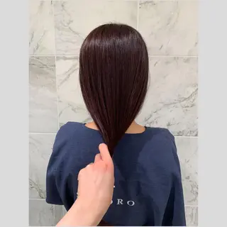 ロング カラー SANDRO所属・SANDRO eno☺︎のヘアスタイル