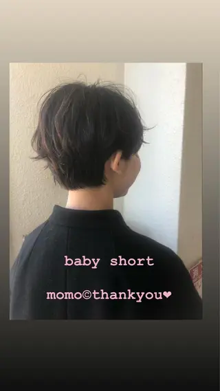 ショート せこぐち まいのヘアスタイル
