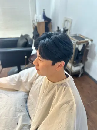 ミディアム メンズ Lizir  ルズィール所属・Luzir⭐︎ GEN⭐︎のヘアスタイル