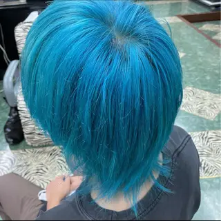 カラー メンズ ブリーチ人気No.1 MANATO🎨🌈のヘアスタイル