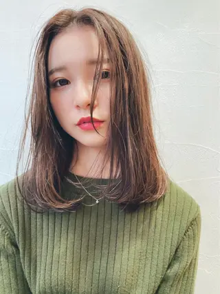 ミディアム カラー メンズカット特化柏駅 徒歩3分LOUのヘアスタイル