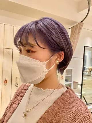 ショート カラー BELLA阿部野 TOMOMIのヘアスタイル