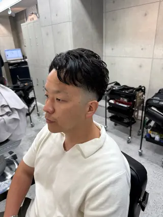 ショート メンズ CHROM TOKYO A.L.T所属・【メンズ・パーマ】 藪 清正のヘアスタイル