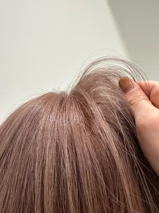 カラー 艶髪/ブリーチなし Wカラー🌺yuiのヘアスタイル