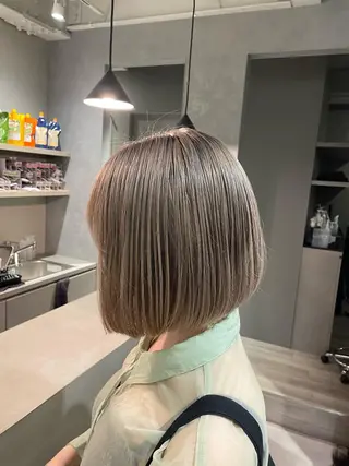 ミディアム カラー 韓国風/オシャレ /縮毛矯正/滝口琴未のヘアスタイル