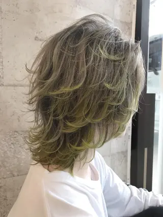 ミディアム カラー 武田 清久のヘアスタイル