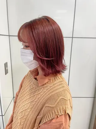 ミディアム シンタニナオト /梅田茶屋町のヘアスタイル